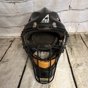 All-Star MVP2300 I-Bar Vision Catcher Umpire Helmet Mask Black Size 7 - 7 3/4